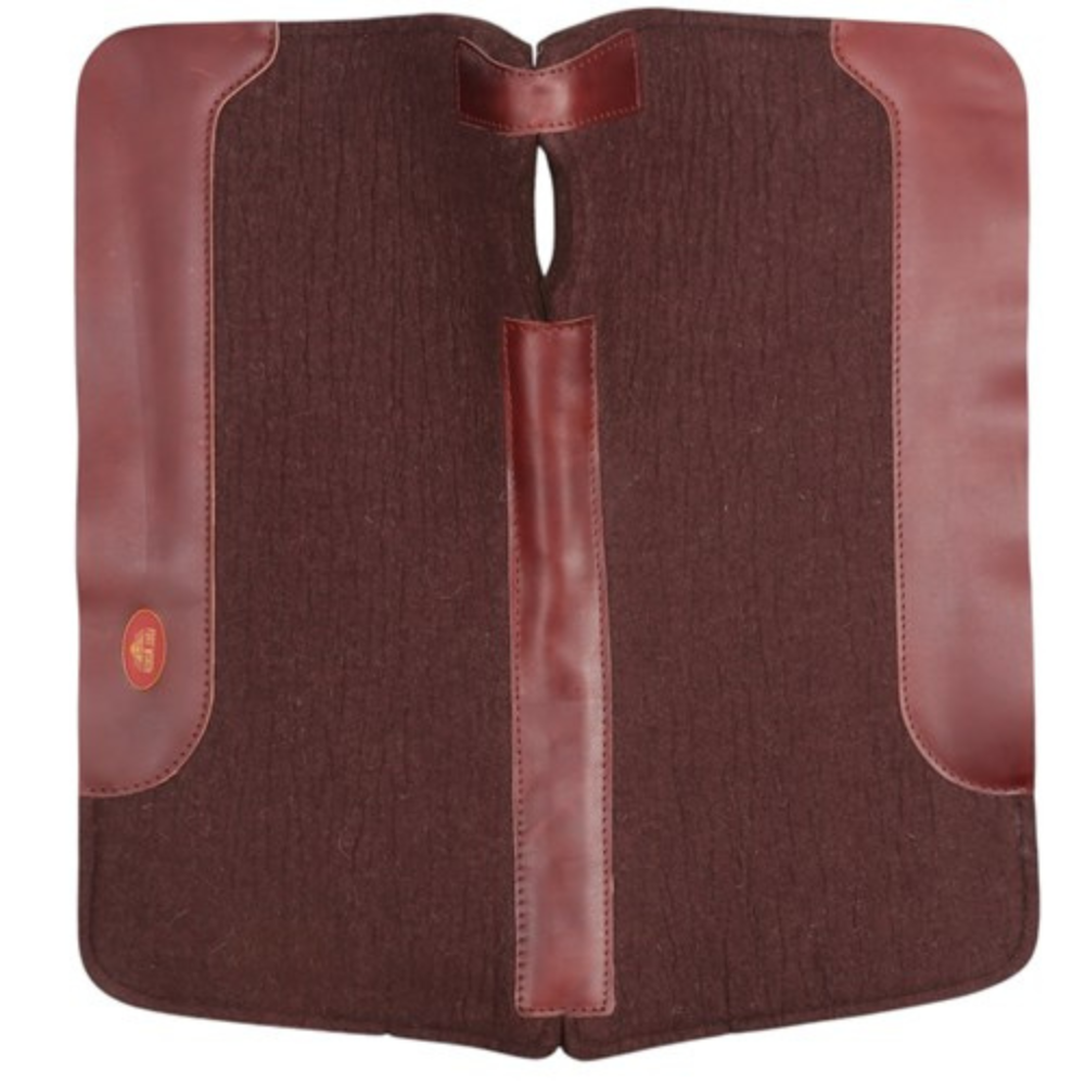 Fortworth Merino Wool Felt Saddle Pad-Brown