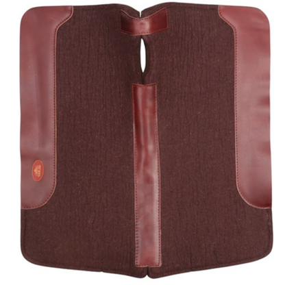 Fortworth Merino Wool Felt Saddle Pad-Brown