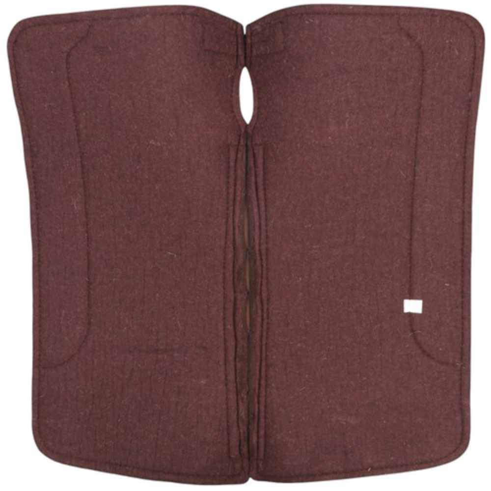 Fortworth Merino Wool Felt Saddle Pad-Brown