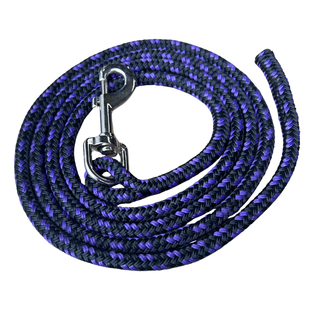 Bally Tack Rope Dog Lead-Purple fleck