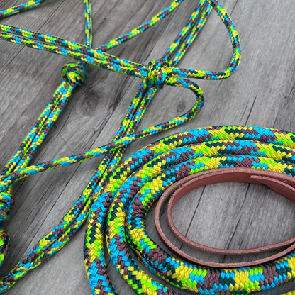 New ! Bally Tack Rope Halter/Lead Combo- Sunflower