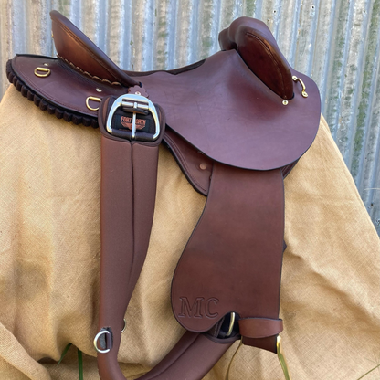 Bally Tack Leather Fender Saddle- Quinn