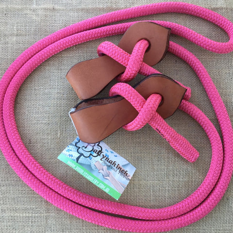 Pink_joined_rope_reins