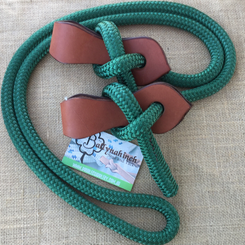 Green_joined_rope_reins