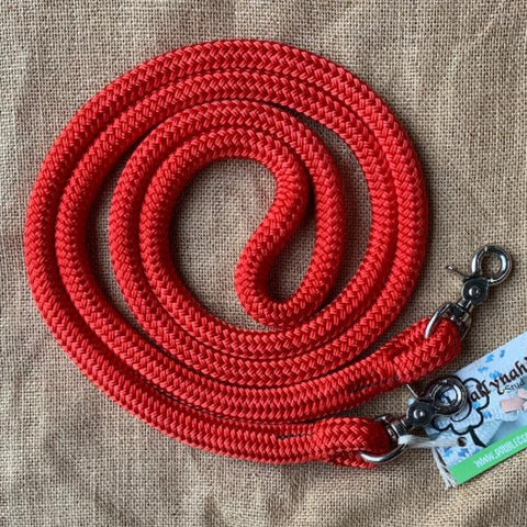Red_joined_rope_reins