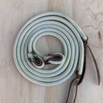 Bally Tack Rope Loop Split Reins 12mm- Cream