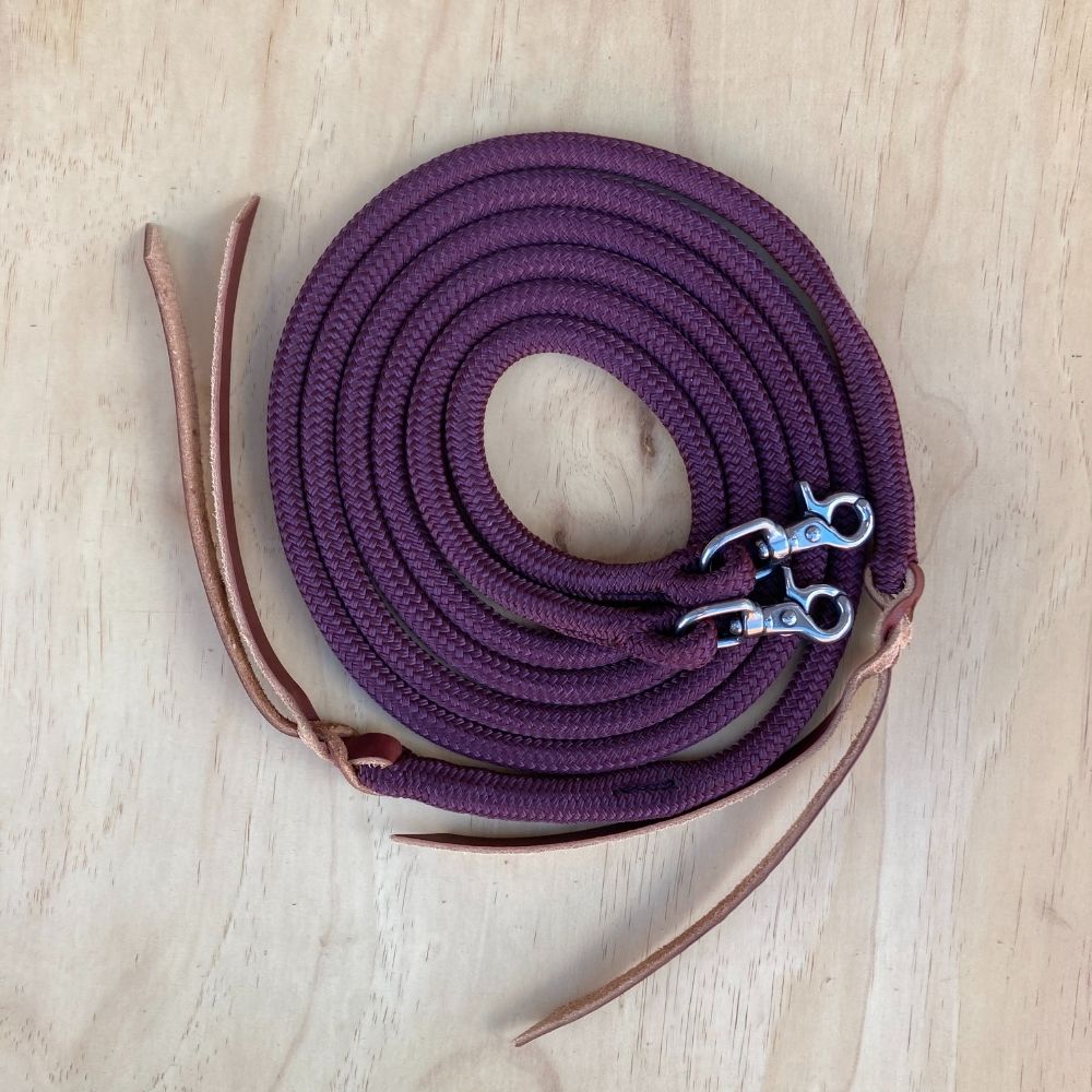 Bally Tack Rope Reins-Clips