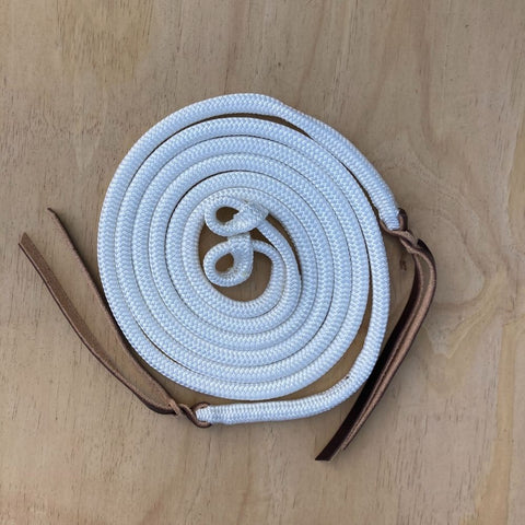 Australian Made/ Round Rope Reins with clips, slobber straps , loop ...