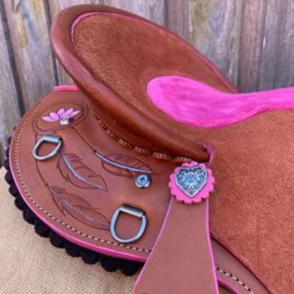 Bally Tack Leather Fender Saddle - Nora