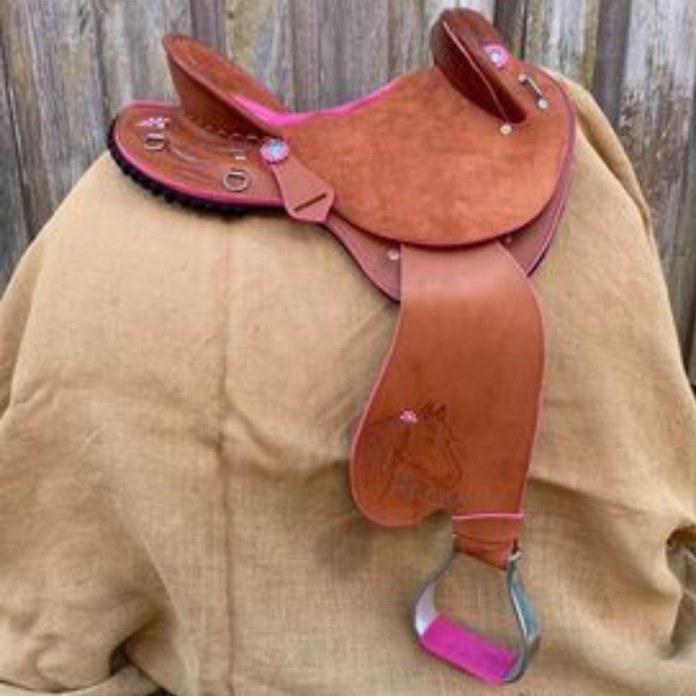 Bally Tack Leather Fender Saddle - Nora