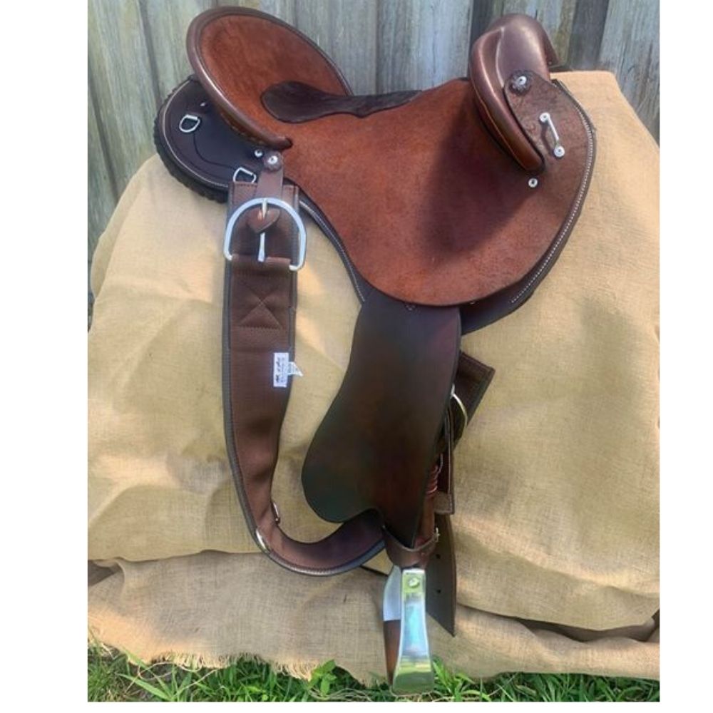 Bally Tack Leather Fender Saddle- Quinn